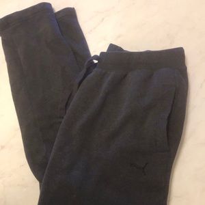 Men’s charcoal grey puma sweats like new